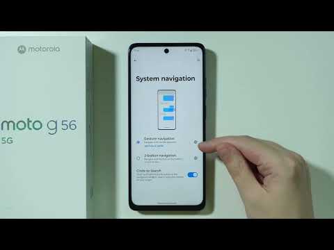 Motorola Moto G56: How to Show/Hide Navigation Bar (Gesture Navigation)