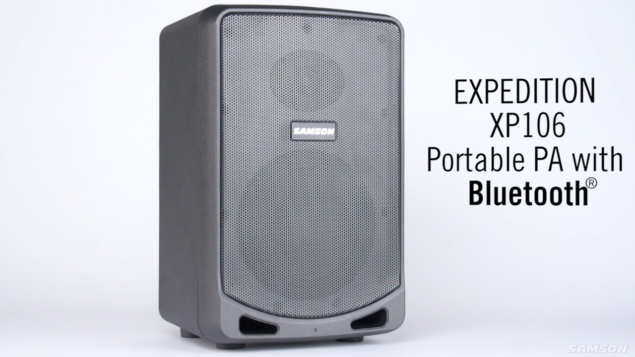 Samson Expedition XP106 - Portable PA with Bluetooth