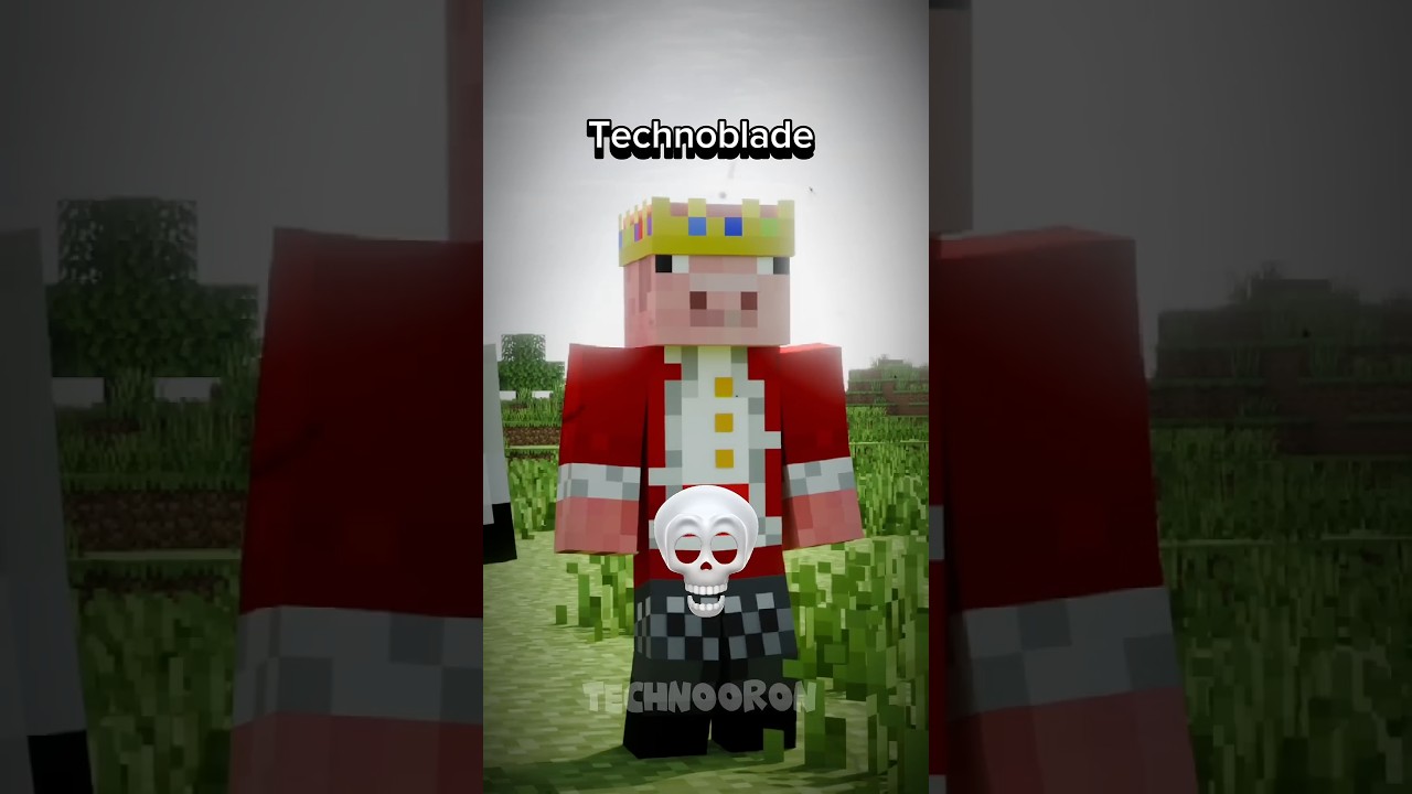 Technoblade never dies 💀//#minecraft#youtube#youtubeshorts#animation#games#technoblade#herobrine