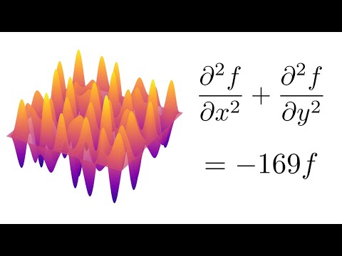 A Pythagorean PDE: ∂²f/∂x² + ∂²f/∂y² = -169f