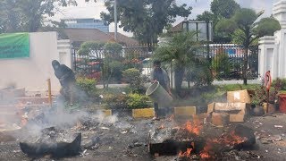 BREAKING NEWS: Meledak Seperti Bom, Pemusnahan Barang Bukti di Kejari Makassar Makan Korban