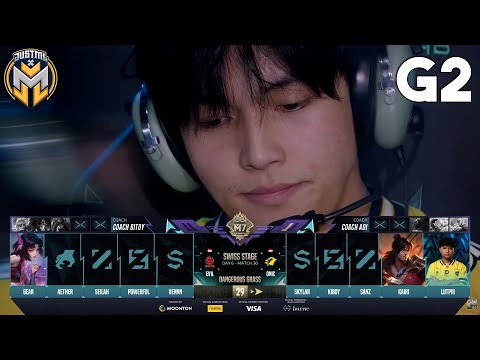 ONIC vs EVIL - GAME 2 |  SWISS STAGE DAY 6 | M7 World Championship