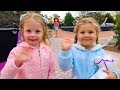 Nastya Roma And Diana Play In The Park