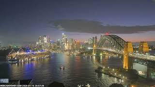 Night arrival Anthem of the Seas Sydney Harbour 16.01.26
