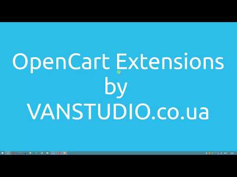 OpenCart 2.x extension installation using Extension Installer
