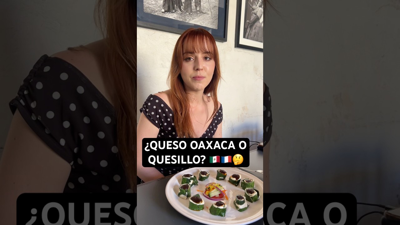 Francesa probando Queso en #Oaxaca #comidamexicana #mexico #viajes