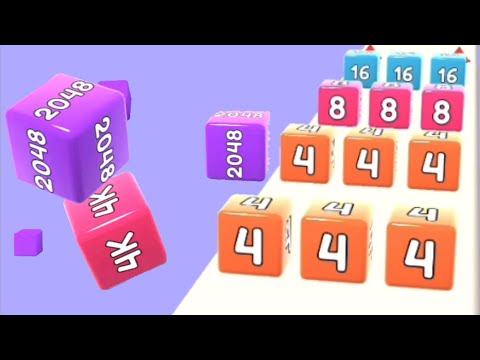 Cube Run 2048,Online game,Android games 2023,Video game Walkthrough‚Play game, Puzzle,Level,Max