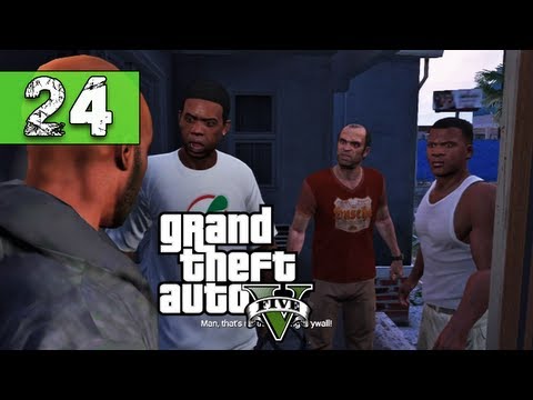 Grand Theft Auto 5 Walkthrough Part 24 - Hood Transaction - Let's Play Series / Playthrough