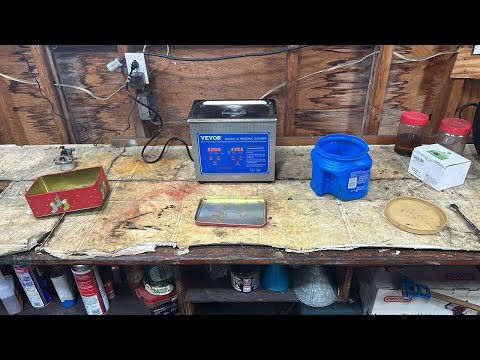 Carb cleaning in the Vevor ultrasonic cleaner