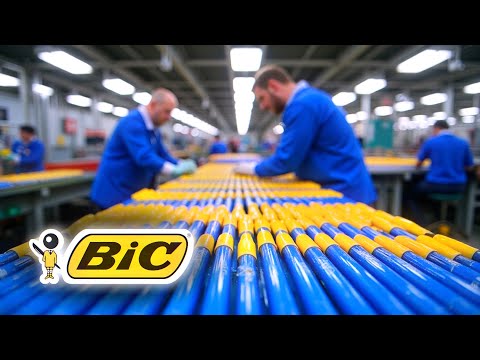 Wie werden BIC-Kugelschreiber hergestellt? Die Technik hinter dem Klassiker