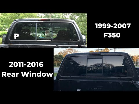 2011-2016 Power Sliding Rear Glass on 2002 F350
