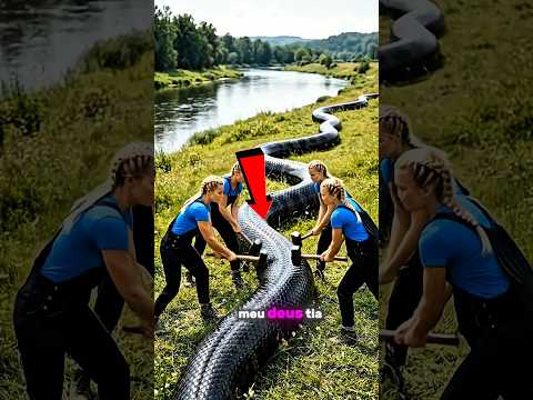 Eles Estavam Batendo em uma Cobra Gigante?! 😱🐍