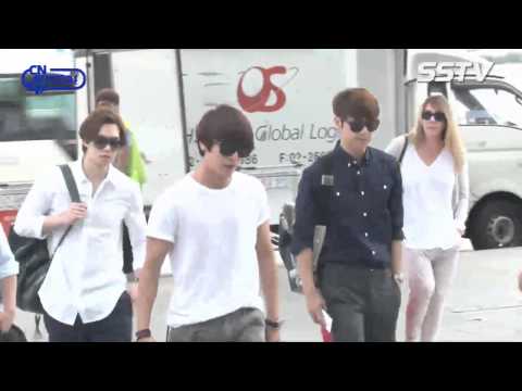 씨엔블루CNBLUE 출국, 훈남 4인방의 공항패션 '비주얼은 기본이죠~' SSTV
