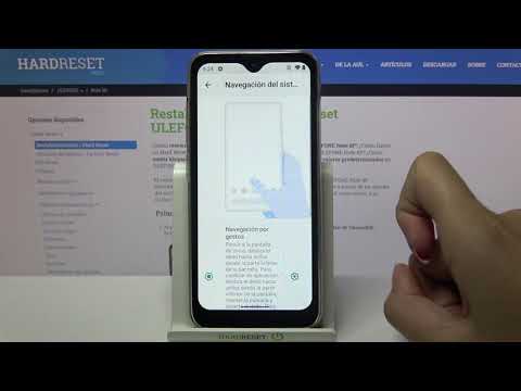 Cómo editar la barra de navegación en ULEFONE Note 8P - cambiar la barra de navegación