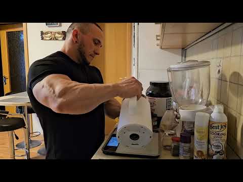 Edzés utáni étkezésem.  Diéta alatt.