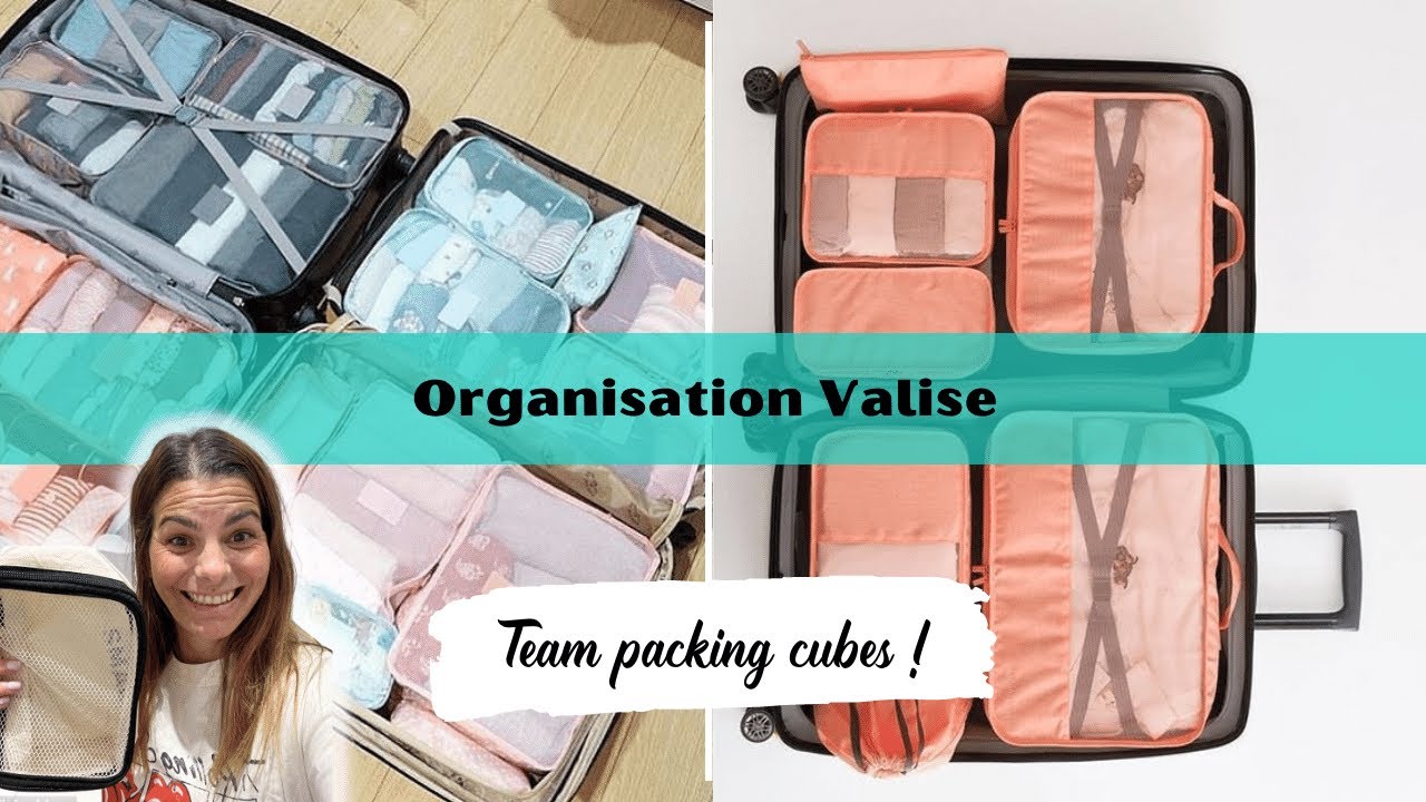 ORGANISATION DES VALISES : TEAM PACKING CUBES ! 🧳