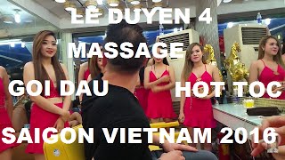 Shampoo Haircut Massage Le Duyen 4 Saigon Vietnam 2016