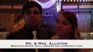 preview picture of video 'Alliston Wedding @ Wheeler House, Ball Ground GA - DJPERFECT.COM'