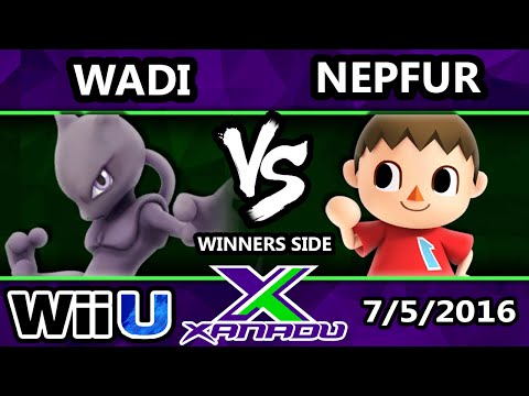 S@X 157 - WaDi (Mewtwo) Vs. Nepfur (Villager, Kirby) SSB4 Tournament - Smash Wii U