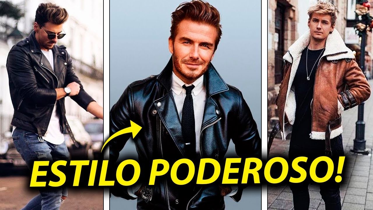 Como Usar JAQUETA DE COURO Masculina com MUITO Estilo Pra várias Ocasiões!