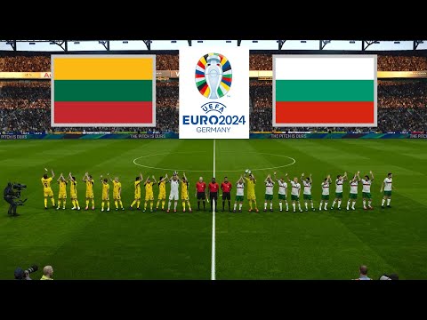Lithuania vs Bulgaria ● UEFA Euro 2024 Qualification | 17 June 2023 Gameplay