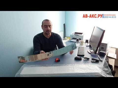 Видеообзор накладки на задний бампер Hyundai Solaris с 2017 по 2022