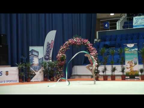 Daria Kuznetova   MDA   Juniors   Apparatus Finals   Ribbon   Irina Deleanu Cup 2017