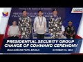 Presidential Security Group Change of Command Ceremony 10/18/2023
