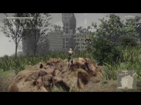 NieR:Automata Playthrough: Route C Part 11 / Pascal's Village Attacked / Ending R