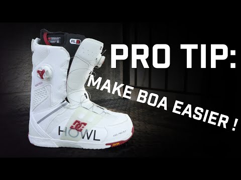 Pro Tip: In & Out Of BOA Boots Easier