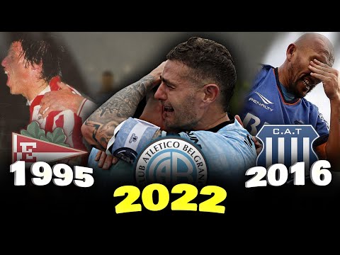 Los 8 MEJORES CAMPEONES de la B NACIONAL (1986-2022)