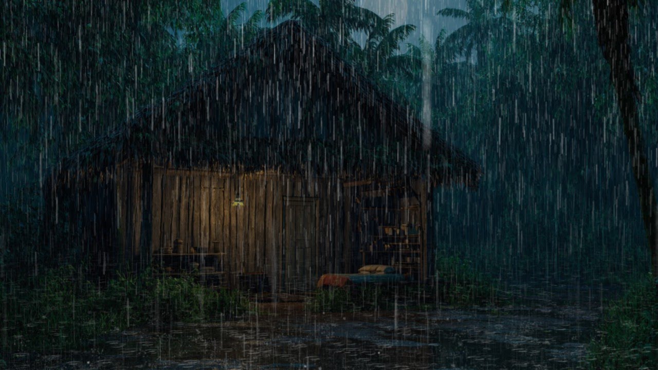 Soothing Rain Sounds For Deep Sleep - Relaxing Thunderstorm For Peaceful Rest