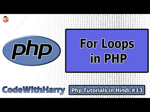 For Loops in php | PHP Tutorial 13