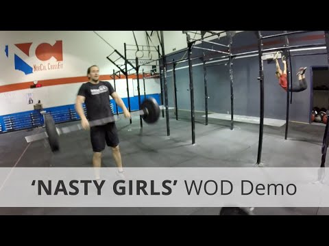 "NASTY GIRLS" CrossFit WOD Demo [Highlights] - Jen Cadmus & Nick Zambruno