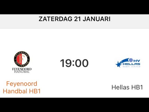 Feyenoord handbal - hellas HB1