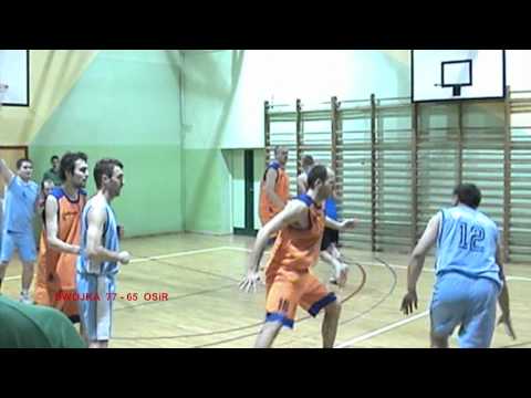 OZKosz Cz-wa Liga Okręgowa 2011/2012 10.11.11 UKS DWÓJKA Kamienica Polska - OSiR Kłobuck 4 kwarta