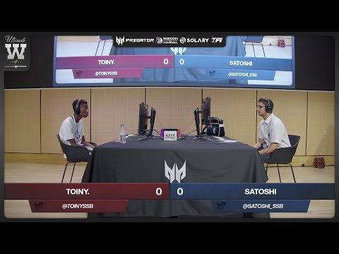 UW4 Single Pools - toiny. (Villager,Bowser Jr.) Vs. Satoshi (Fr) (Cloud)