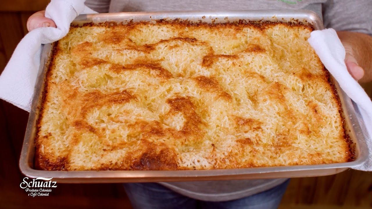 Delícias da Gastronomia ensina a preparar cuca de coco com nata