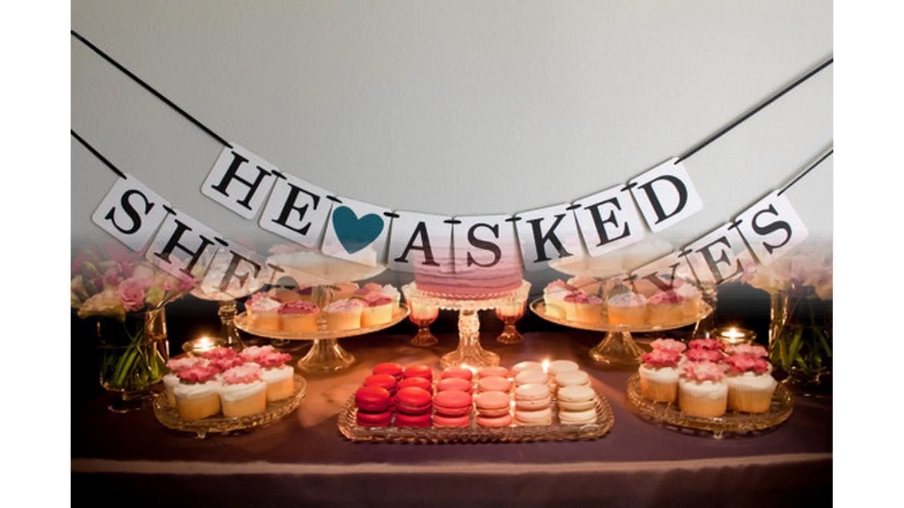 Ideas de decoraciones de compromiso