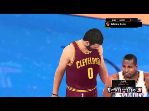 CLE vs OKC (5 vs 5) NBA2K16 Teamup***BLOWOUT***