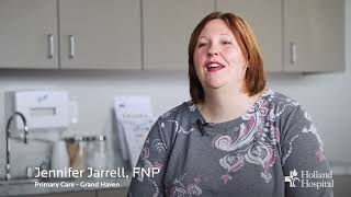 Get to Know Jennifer Jarrell, FNP, Holland Hospital Primary Care – Grand Haven