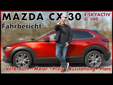 Mazda CX-30 e-Skyactiv G 140 - Kompakt SUV mit neuen Motor im Test | Fahrbericht Review Deutsch 2025