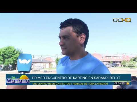 PRIMER ENCUENTRO DE KARTING EN SARANDÍ DEL YÍ -  ENCUENTRO REUNIÓ A PILOTOS Y FAMILIA