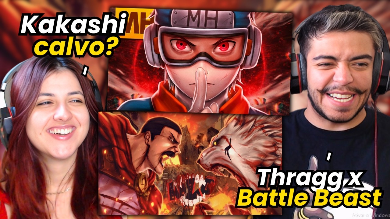 2 em 1 Tipo Obito 😎 (Naruto) MHRAP e WLO - De Planeta em Planeta [Thragg VS Battle Beast] | REACT