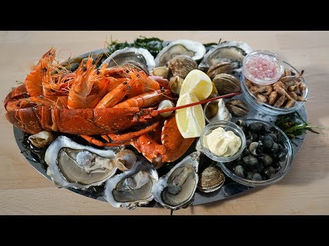 Préparer un plateau de fruits de mer