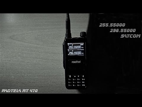 Radtel RT-470 программное раскрытие под SATCOM