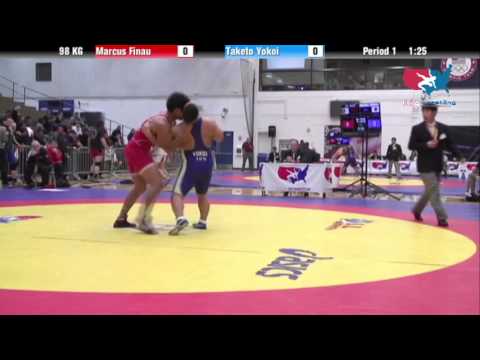 GR 98 KG - R16 - Marcus Finau (NYAC) vs. Taketo Yokoi (JPN)