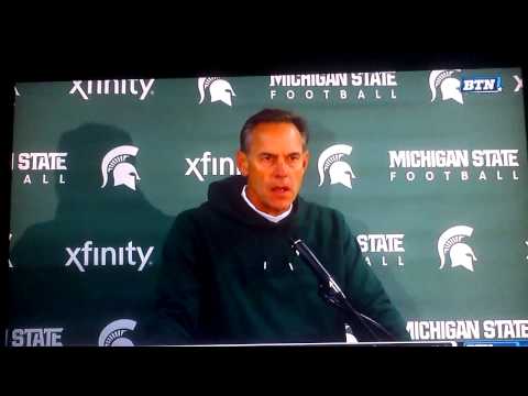 Coach Dantonio Pissed and short with the press