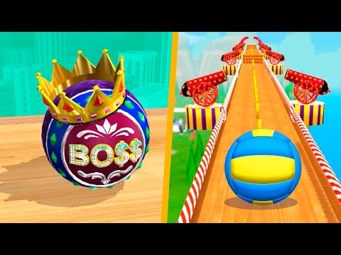 👊BOSS Ball Going Balls Vs Sky Ball Jump (Levels 34-35 ) 😁New Mobile Update Gameplay #5