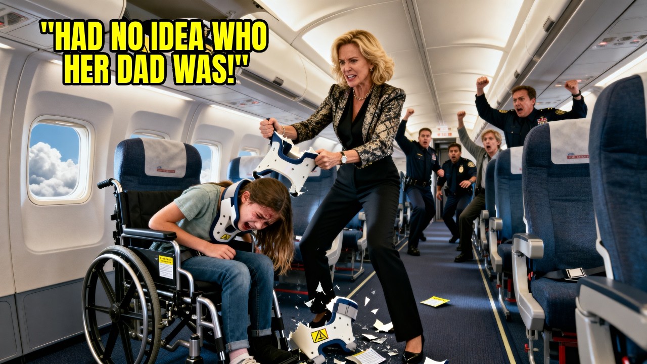 Karen Snapped Quadriplegic Girl’s Neck Brace on Flight 612 — Had No Idea Who Her Dad Was